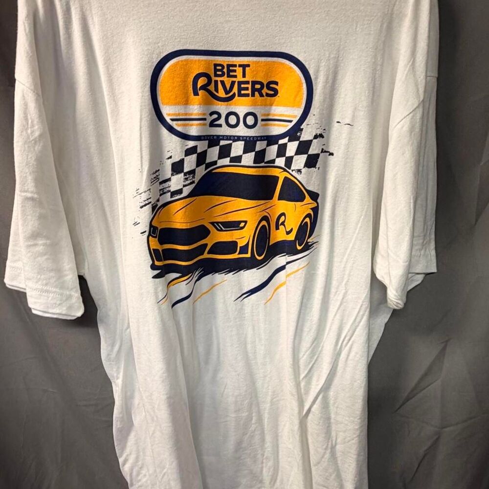 Nascar Men's White T-shirt